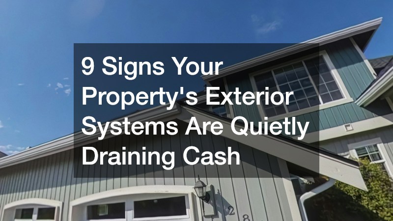 9 Signs Your Property’s Exterior Systems Are Quietly Draining Cash
